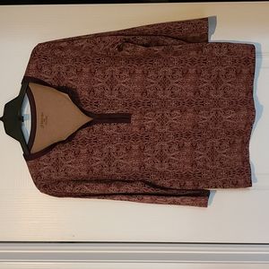 Ladies 3/4 sleeve top